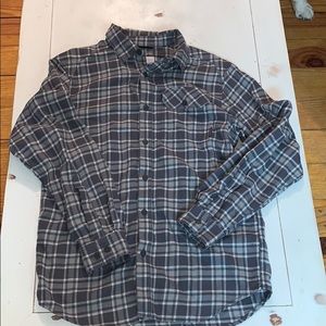 Grey Plaid Columbia shirt